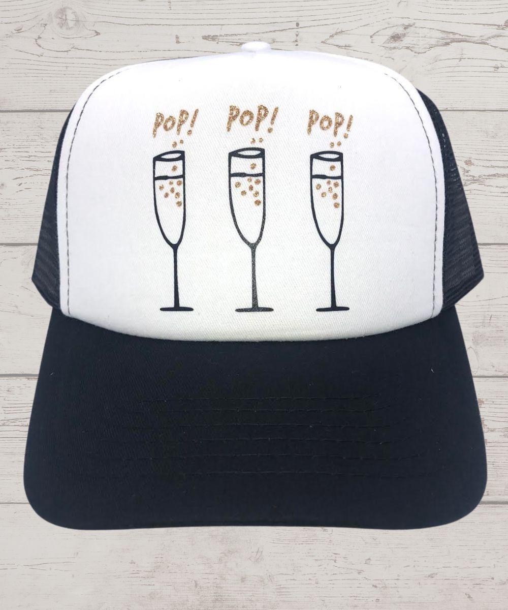 Champagne Trucker Hat - Wine Expressions