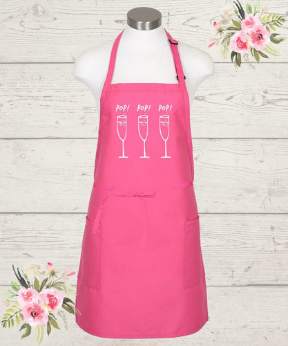 Pink Champagne Apron - Wine Expressions