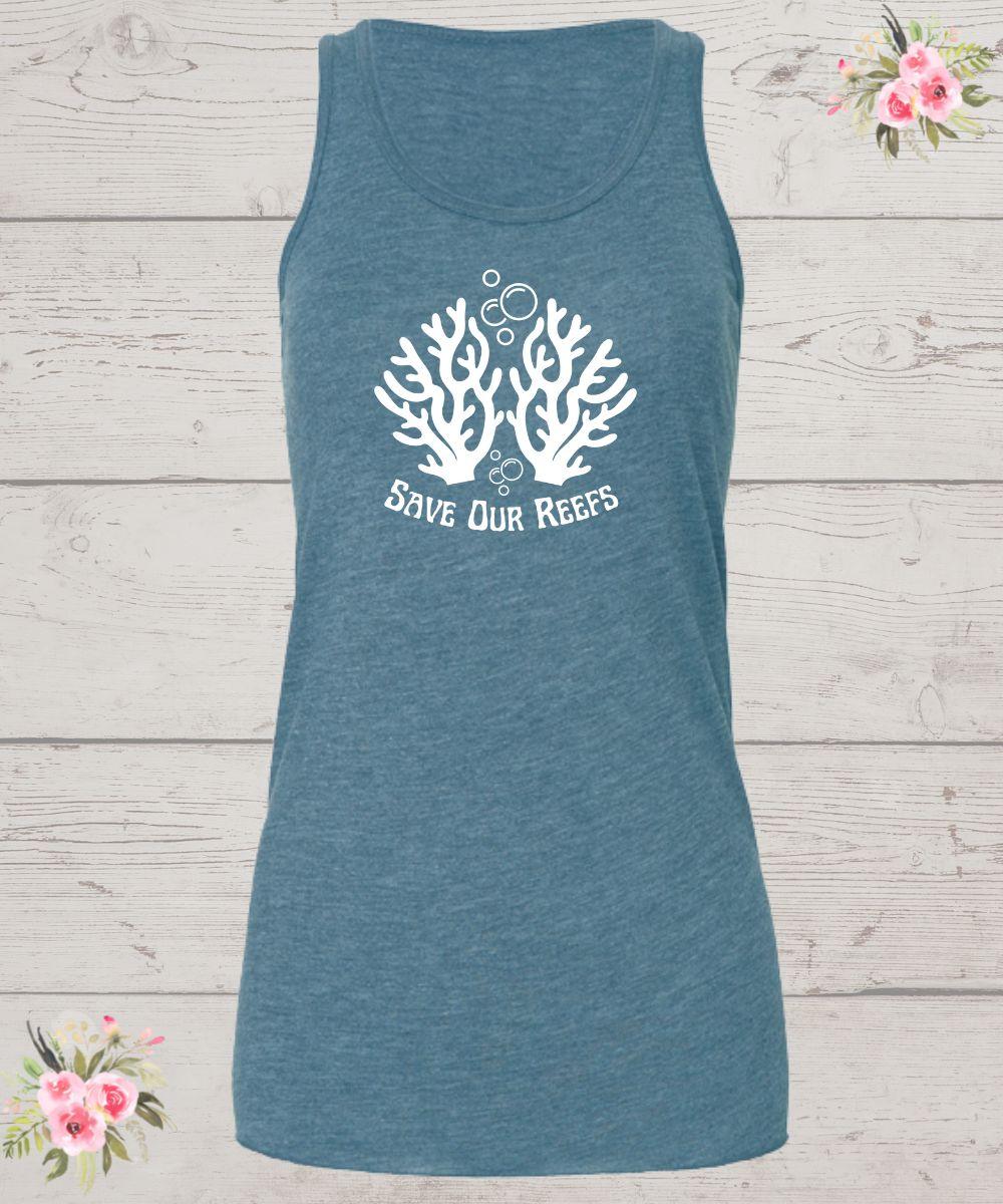 Save Our Reefs Tank Top - Wine Expressions