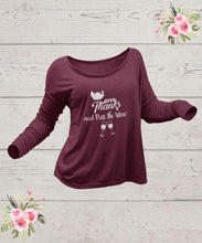 Load image into Gallery viewer, Give Thanks and Pass The Wine Shirt - Wine Expressions
