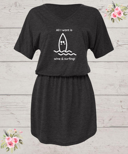 Wine and Surf Beach Coverup - Wine Expressions