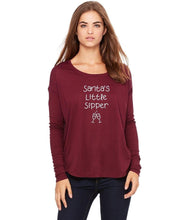 Load image into Gallery viewer, Santa&#39;s Little Sipper Shirt - Wine Expressions
